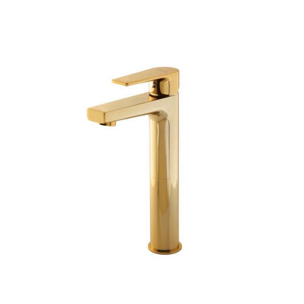 CREAVİT Sharp Uzun Lavabo Armatürü - Gold