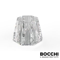 BOCCHİ Sorrento Diş Fırçalık Set Üstü (Kristal Cam)