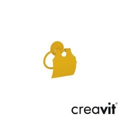 CREAVİT Ducky Joyful Kapalı Tuvalet Kağıtlık  - Sarı