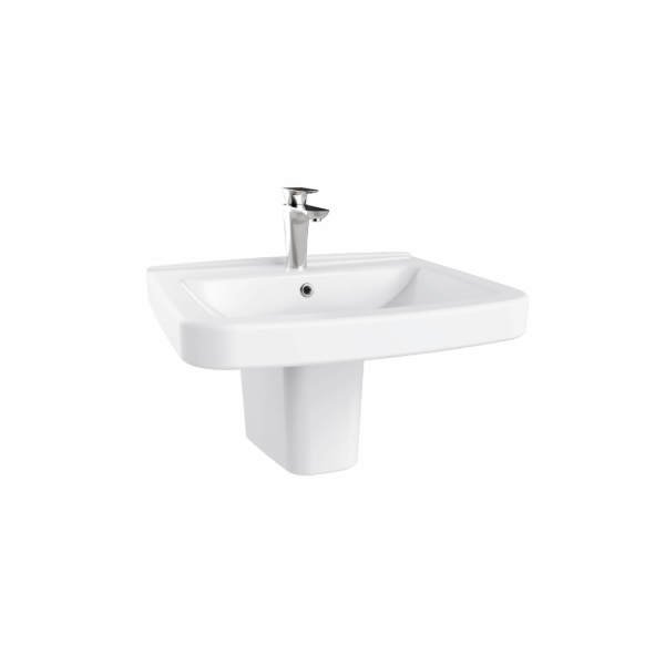 CREAVİT Lara 60 cm Lavabo, Lara Yarım Ayak