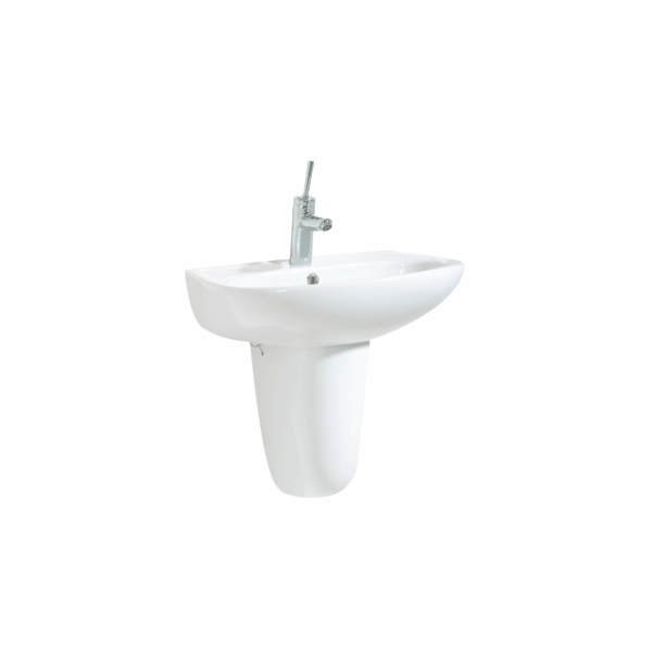 CREAVİT Sedef 60 cm Lavabo, Sedef  Yarım Ayak