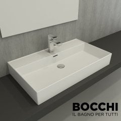 BOCCHİ Milano Lavabo 80 cm Mat Beyaz