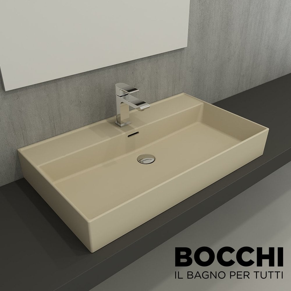 BOCCHİ Milano Lavabo 80 cm Mat Yasemin