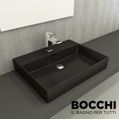 BOCCHİ Milano Lavabo 60 cm Mat Siyah