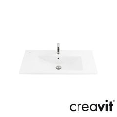 CREAVİT Su 45x85 cm Lavabo Beyaz