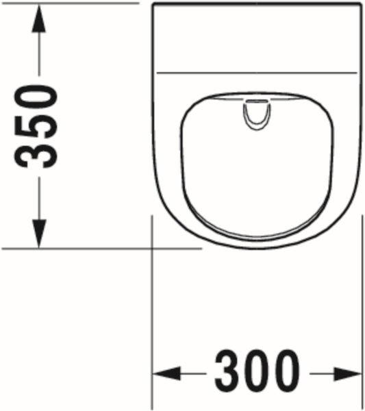 Duravit Me By Starck Pisuvar Beyaz (Kanalsız, Sinekli) Elektrikli