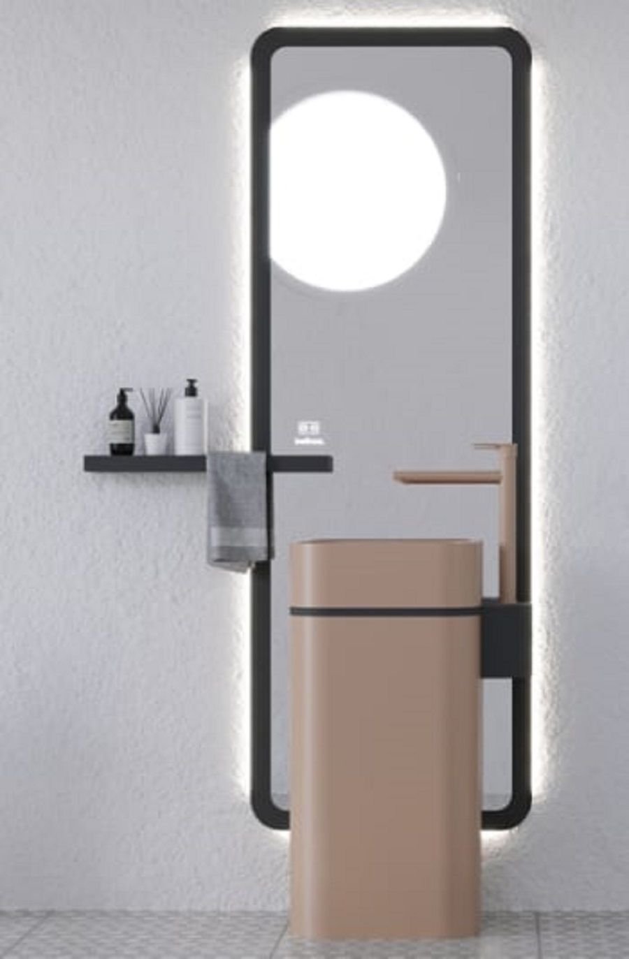 Belinza Mono 46 cm Banyo Dolabı Latte