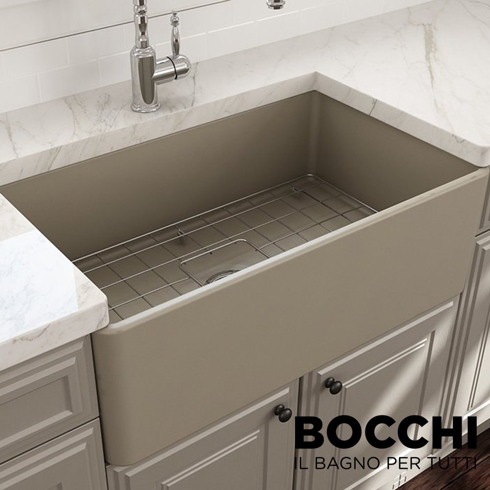 BOCCHİ Lavello Mutfak Eviyesi 76 cm Mat Kaşmir