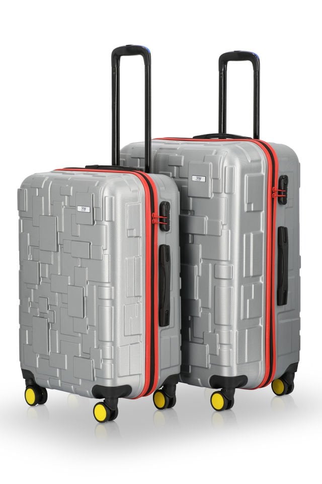 Redro Lego (Büyük ve Orta)  Abs 2`li Set Gri Kırmızı
