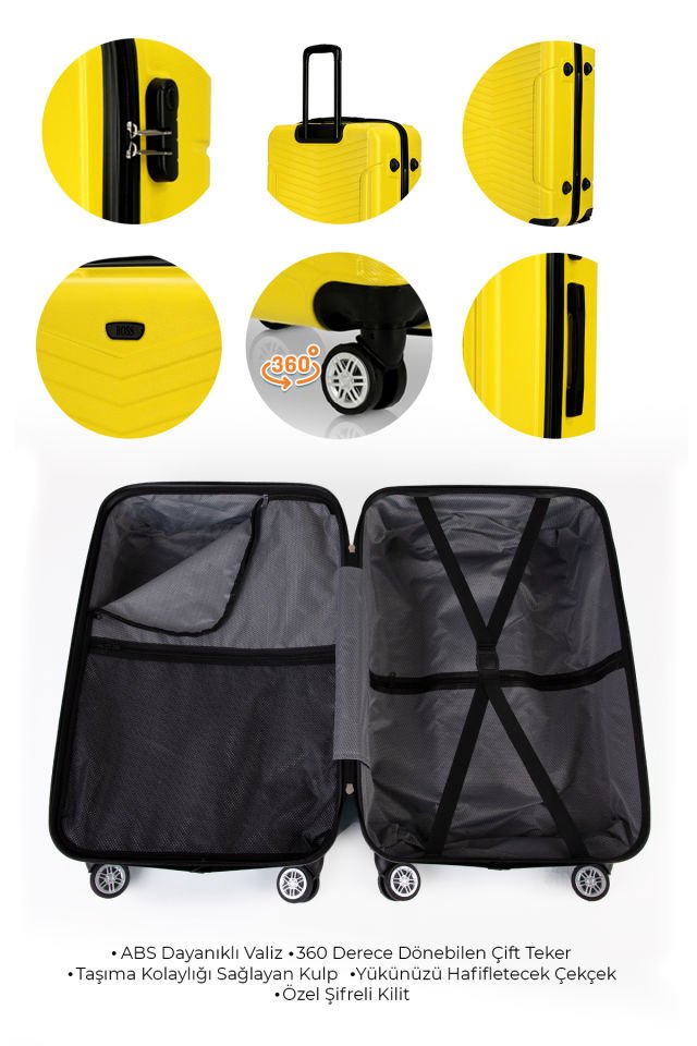 Redro Ross (Büyük ve Orta)  Abs 2`li Set Sarı