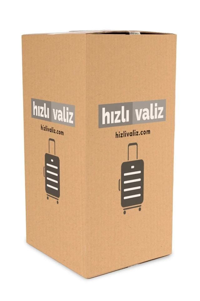 Redro BS Kırılmaz Polipropilen İçerikli Büyük Boy Valiz - Kırmızı