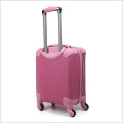 Redro Lol Taçlı Kız Çocuk Valizi Pembe