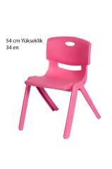 Plastik Çocuk Sandalyesi (Pembe)