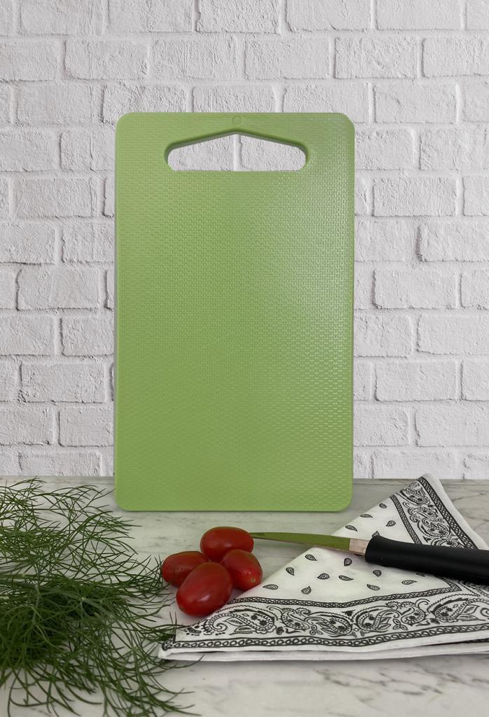 Plastik Kesim Tablası, 240x140x5 mm, Yeşil