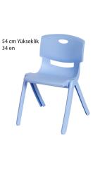 Plastik Çocuk Sandalyesi (Mavi)