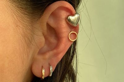 Earcuff Küpe Sayesinde Kulağınızı Deldirmeden Küpe Takabilirsiniz