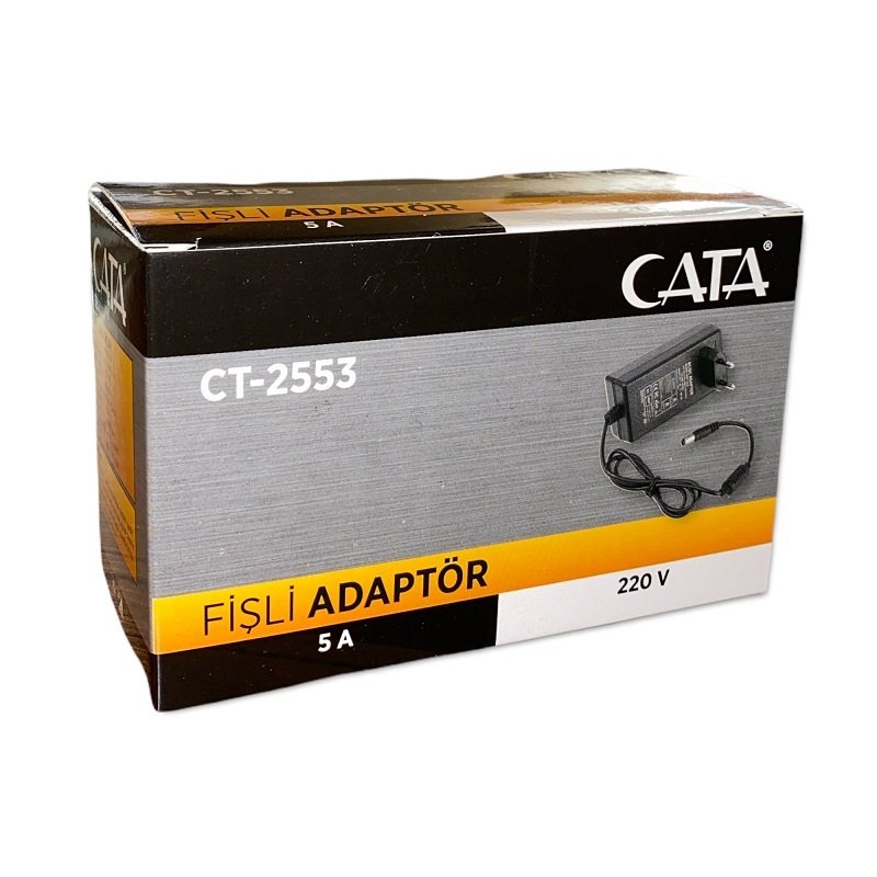 Ct-2553 60 W 5 Amper Cata Fişli Adaptör