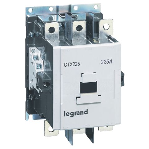 Legrand  CTX³ 3P kontaktör bobin gerilimi 24V AC/DC - 2NA+2NK yardımcı kontaklı -225A LEG-416290