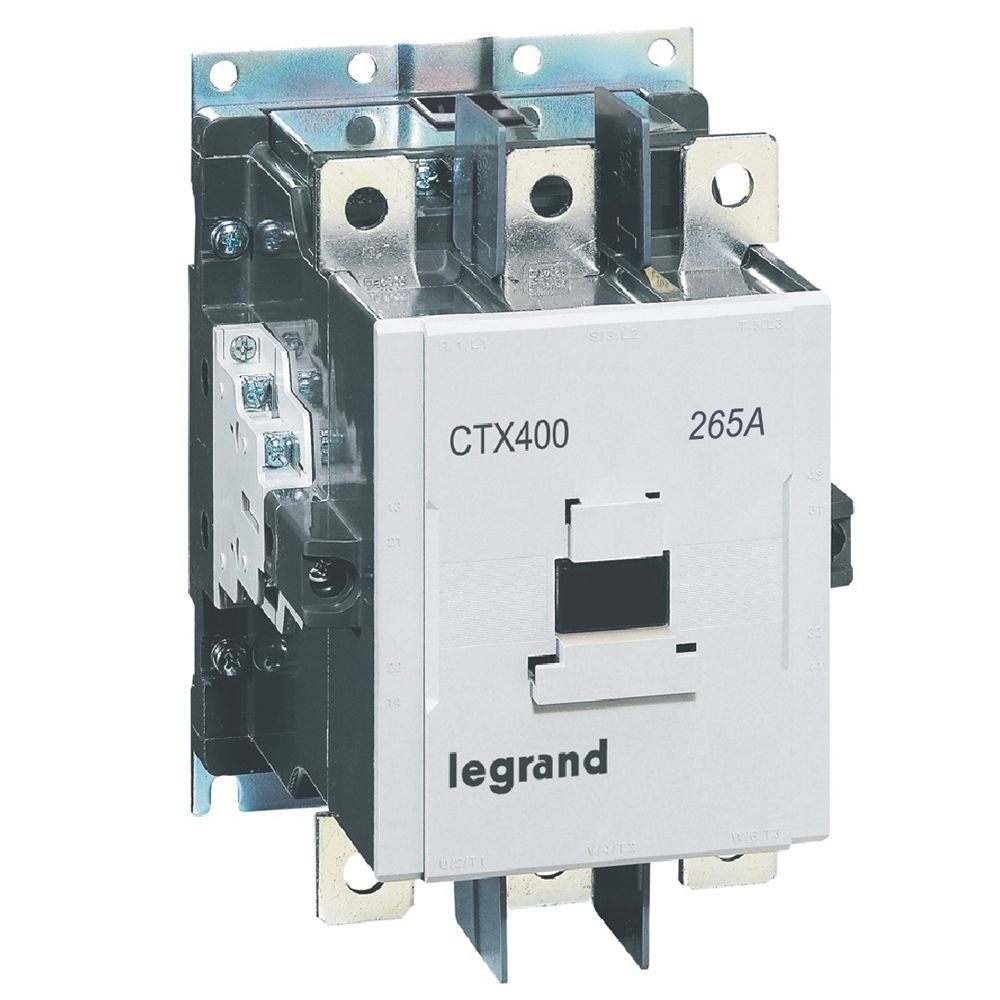 Legrand  CTX³ 3P kontaktör bobin gerilimi 100-240V AC/DC -2NA+2NK yardımcı kontaklı -265A LEG-416306