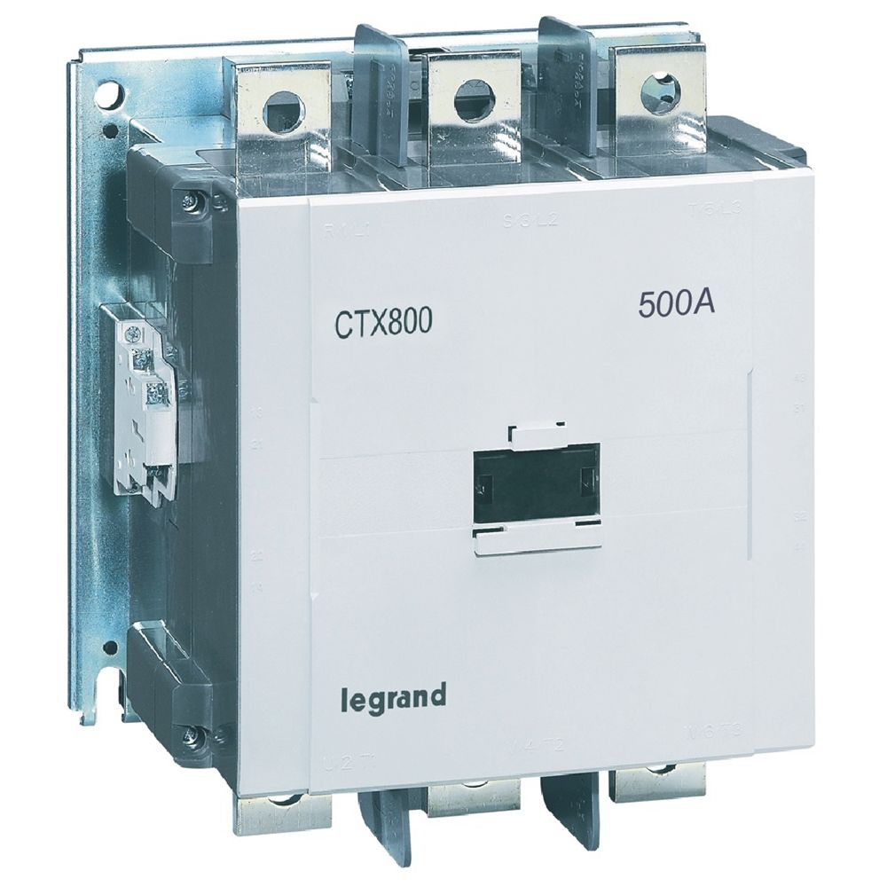 Legrand  CTX³ 3P kontaktör bobin gerilimi 200-240V AC/DC -2NA+2NK yardımcı kontaklı -500A LEG-416336