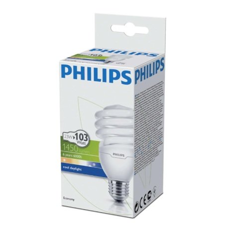 23W Tasarruflu Ampül Spiral Beyaz Işık PHILIPS