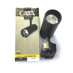 Cata CT-5338 25W Hermes Siyah Kasa 3200K Günışığı Ray Spot