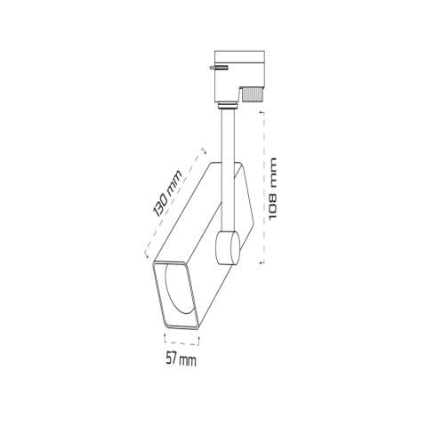 Goya Gy 3641 Beyaz Kasa 14W 60° 3000K Led Ray