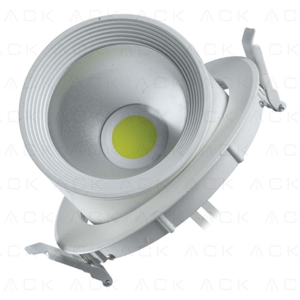 Ack 30W Beyaz 6500K Cob Led Salyangoz Armatür