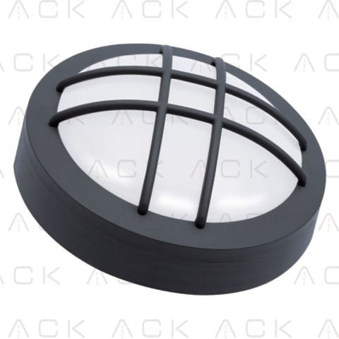 ACK 18W Siyah 6500K Ip65 Led Tavan Ve Duvar Armatürü AT10-31831