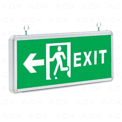 Ack 3W Bataryali Led Exit Levha - Sol