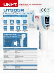 Unit UT-305R infrared Termometre Vücut Sıcaklık Ölçer