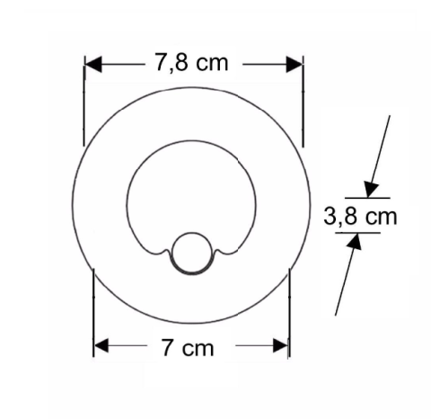 Cata 1,5 Watt Radar Sensörlü Koridor Spot CT-5174 Günışığı