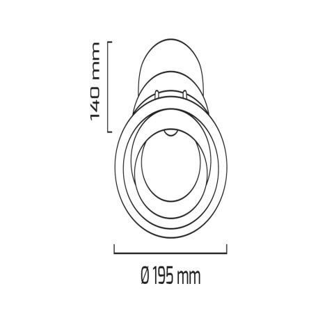 Goya Gy 3050-30 Beyaz Kasa 42W 40° 4000K Sıva Altı Cob Led Armatür