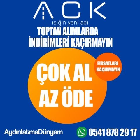 ACK Slım Magnet Ray Sıvaaltı Siyah 2 Mt AD45-90002