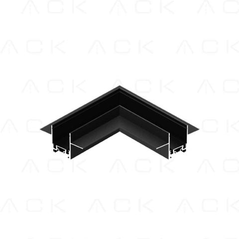 ACK Slım Magnet Ray 90° Yatay Bağlantı Aparatı Sıvaaltı AD45-95100