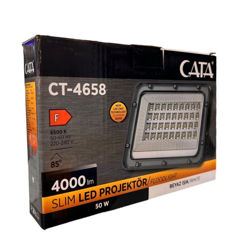 Cata 50 W Led Projektör CT-4658 Günışığı