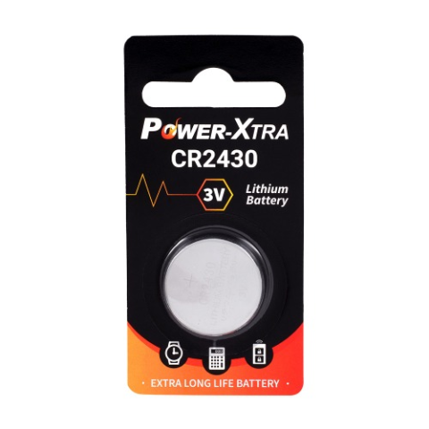 PowerXtra CR2430 3V Lithium Pil tekli Blister 900600503236