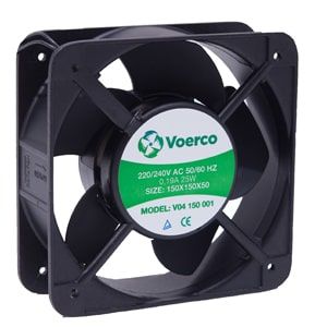 Çetinkaya Pano  135x135x38 Rulmanli 220V AC 0.18A 22W 2850 RPM 212M3/H Kapasiteli Fan V04 135 001