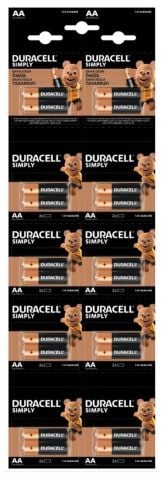 Duracell Simply Kalem Pil Alkaline AA 20li Kartela 35503129