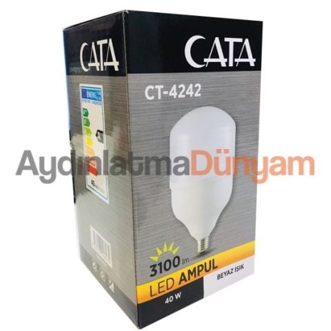 Cata 45 Watt E27 Duylu Torch Led Ampul CT-4242 Beyaz Işık