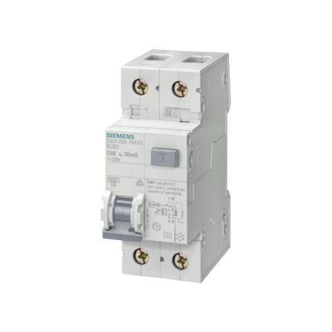 Siemens Kaçak Akim Koruma Röleli C6A; 4.5Ka; 240V; 30Ma; Monofaze 5SU1353-1KK06