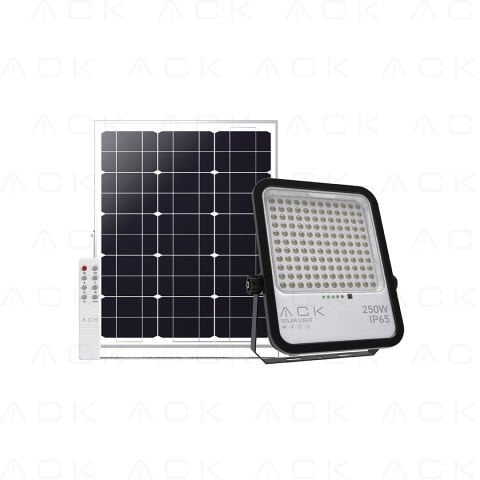 ACK 250W Lensli Solar Led Projektör 6500K Ip65 AT65-19632