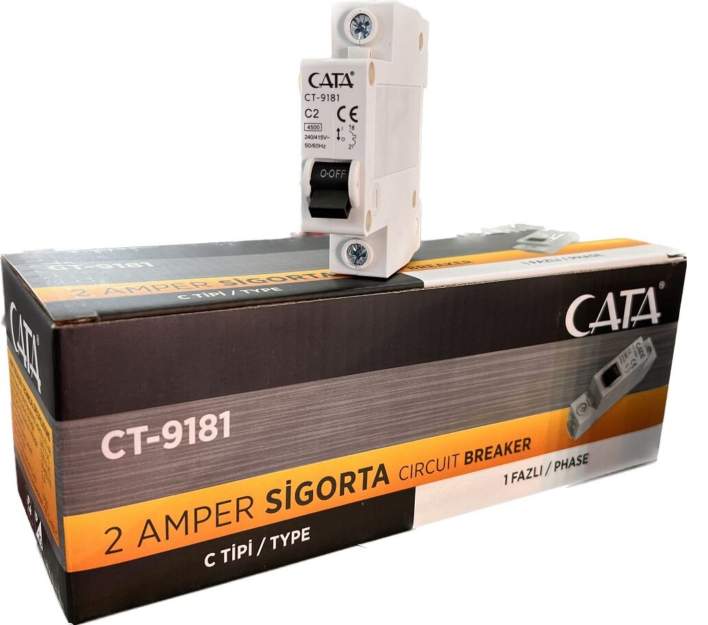 Cata C1x2 Amper WOtomat Sigorta Ct-9181