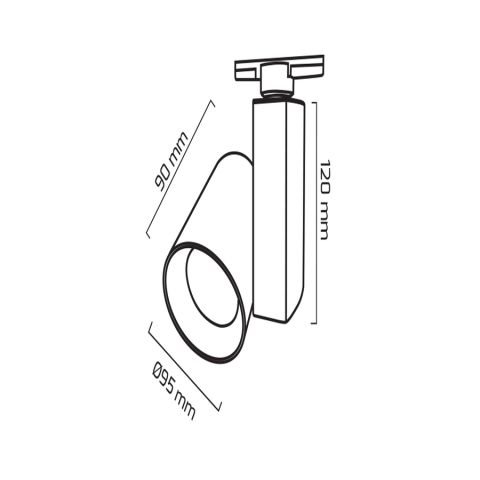 Goya Gy 3618 Beyaz Kasa 30W 40° 3000K Sgd Led Ray