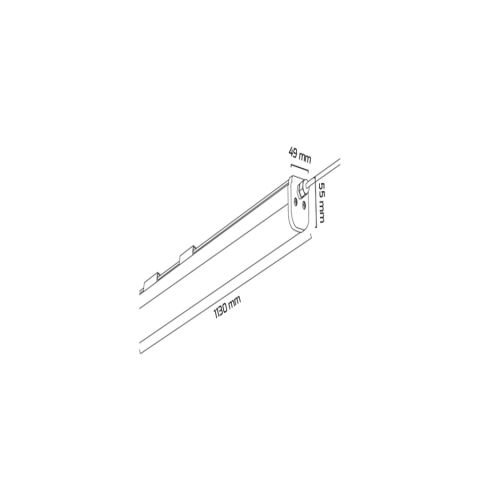 Goya Gy 4316 Gri 36W 3000K Sc Etanj Armatür