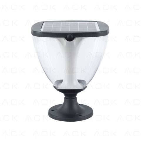 ACK Solar Led Bahçe Armatürü 3000K-4000K-6500K 8W/H Ayarlanabilir AG60-09891