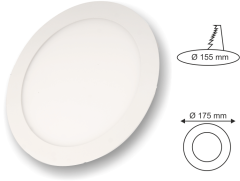 Cata 12 Watt Panel Led CT-5147 Günışığı Alüminyum Kasa