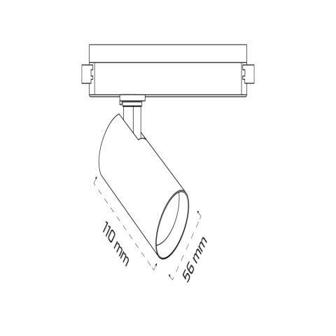 Goya Gy 3654 Beyaz Kasa 14W 60° 2700K Led Ray