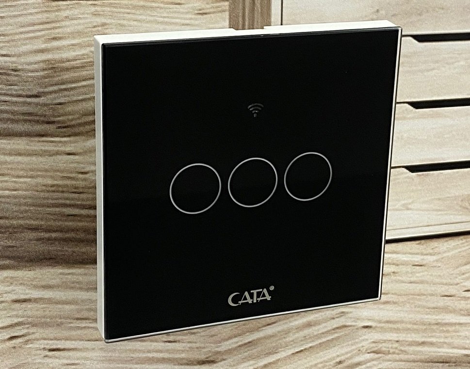 Cata Akıllı Üçlü Anahtar CT-4025 Siyah Renk