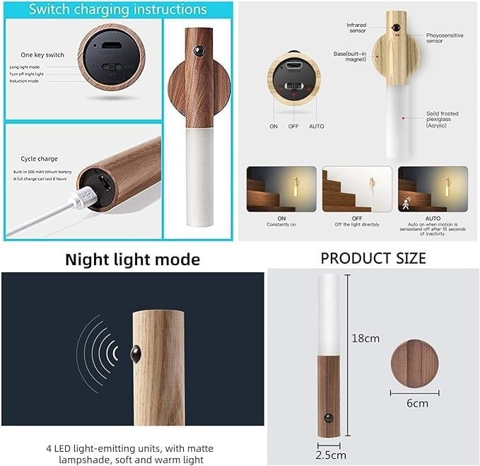 Cata Kumru Şarjlı Led Aplik Hareket Sensörlü Ct-5250 Aydinlatmadunyam.com Cata Kumru Şarjlı Led Aplik Hareket Sensörlü Ct-5250